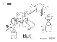 Bosch 0 603 266 103 Psp 60 Spray Gun 230 V / Eu Spare Parts